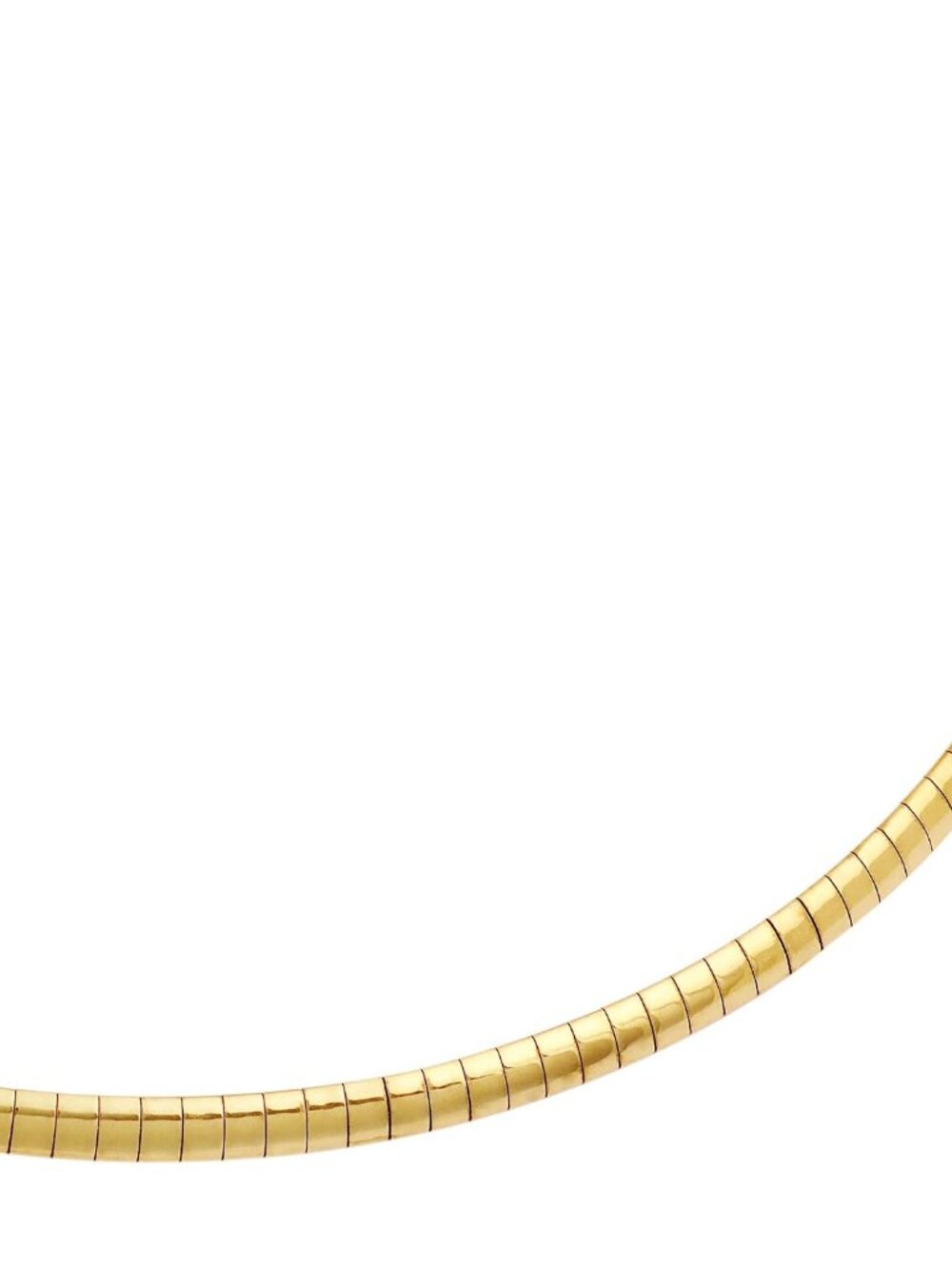 Italian Omega Chain Necklace - Picture 2 of 4